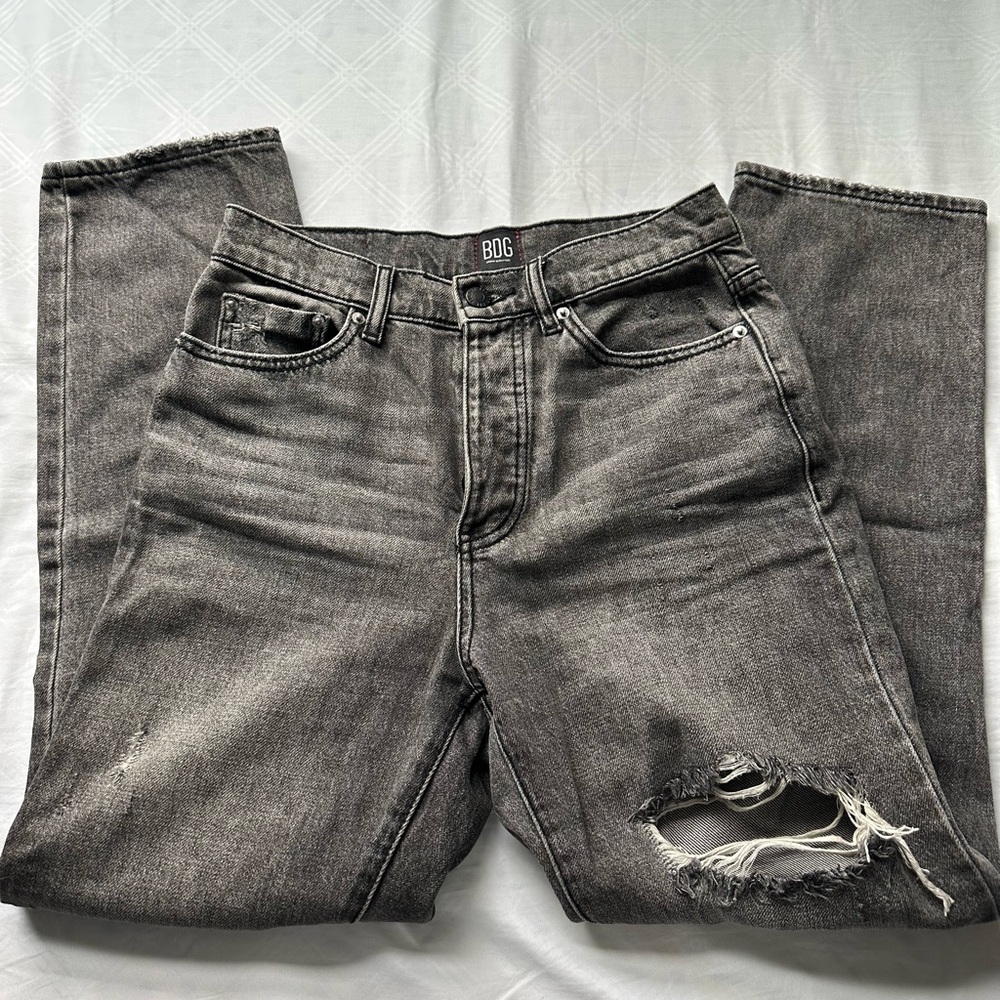 Urban Outfitters BDG Black Straight-Leg jeans